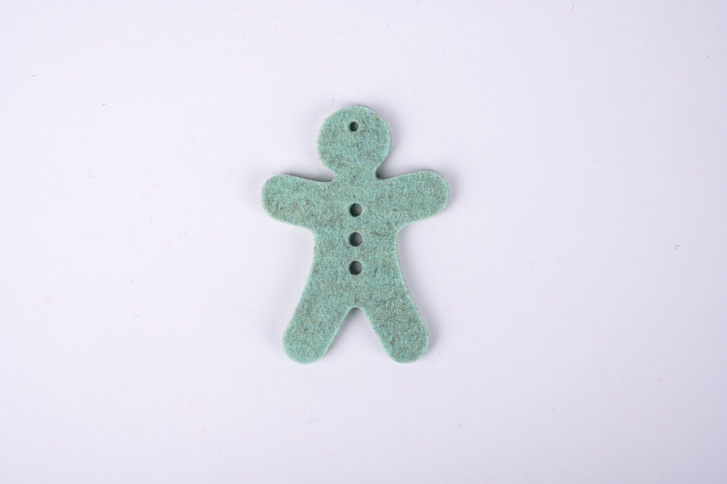 100% wool felt gingerbread men - set #1