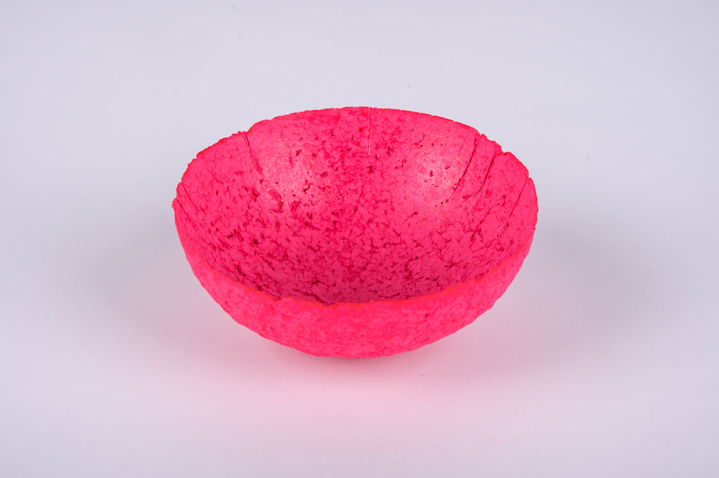 Paper Bowl - bright pink - size small