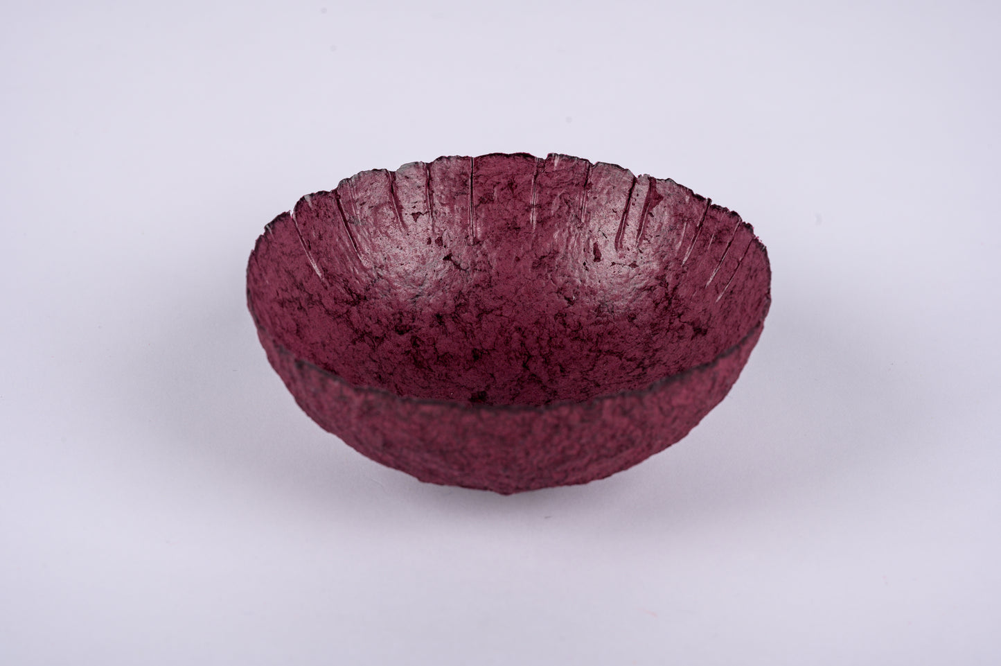 Paper Bowl - pink maroon - size small