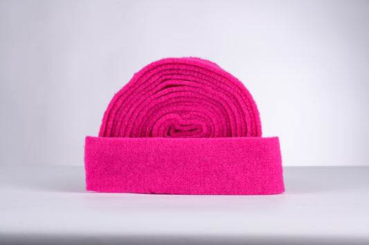 decorative 100% wool felt strip -  flashy Pink