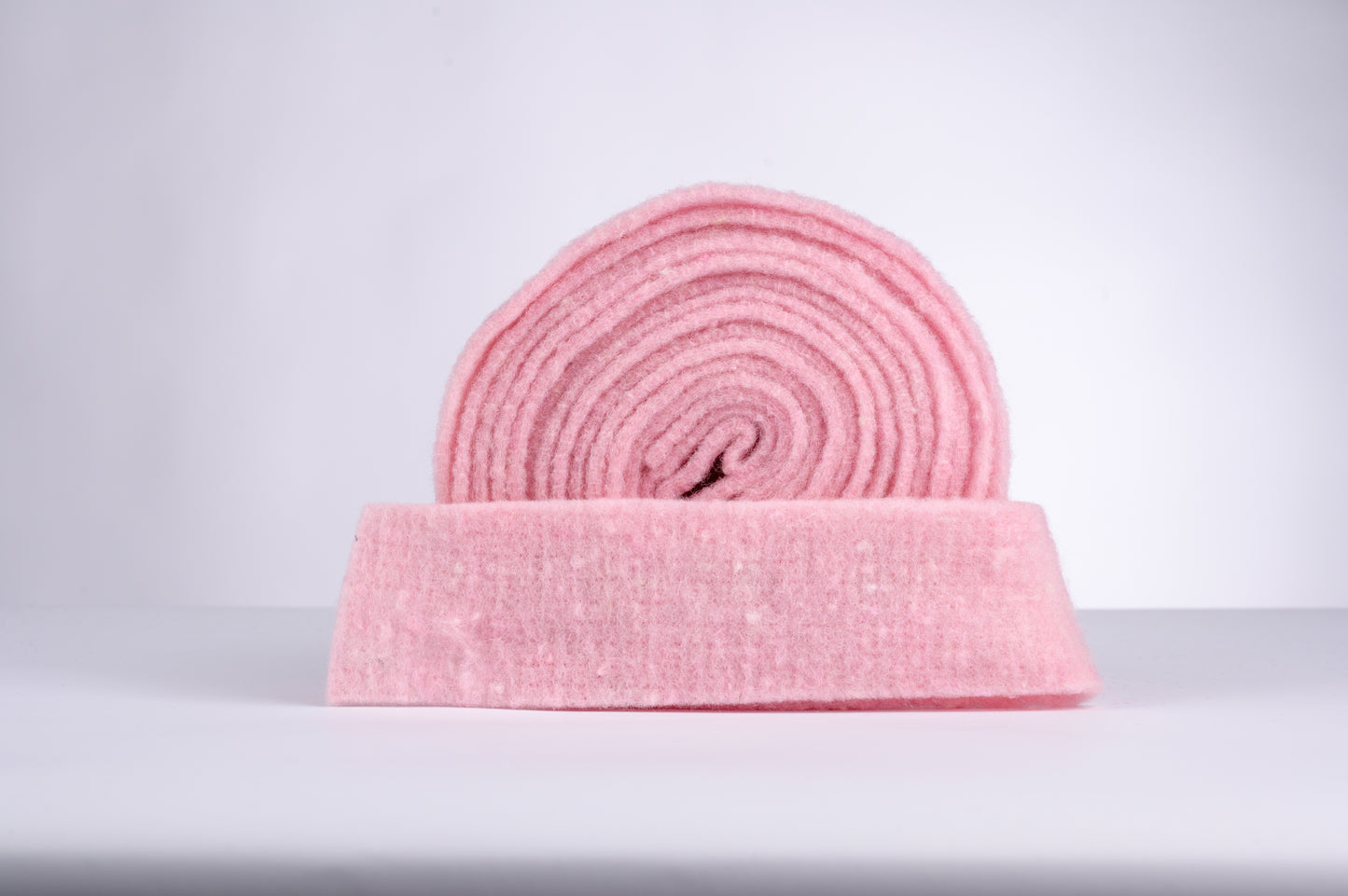 decorative 100% wool felt strip - pale pink