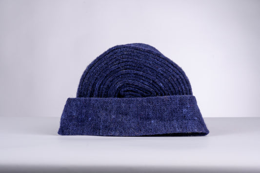 decorative 100%wool felt strip - deep blue
