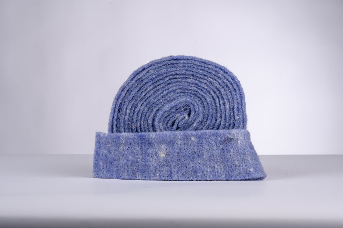 decorative 100% wool felt strip - blue sky