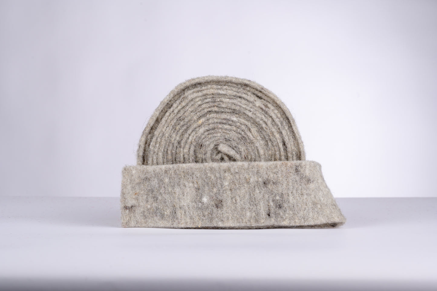 decorative 100% wool felt strip - beige