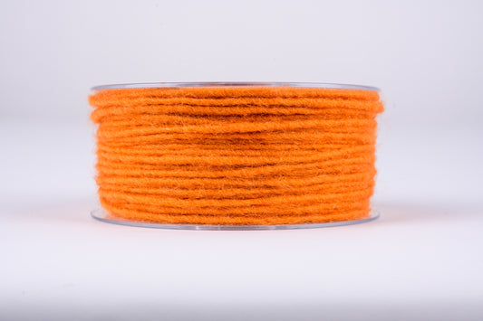 10 meters felt string - color orange