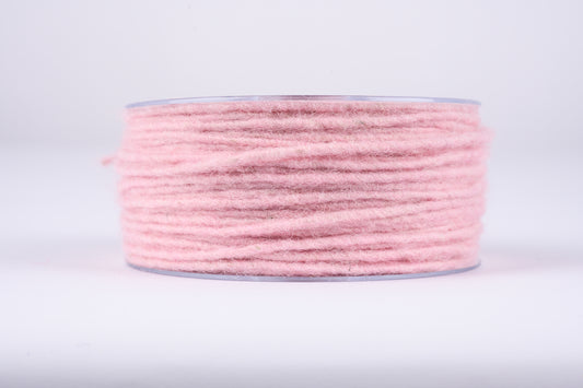 10 meters felt string - color rose
