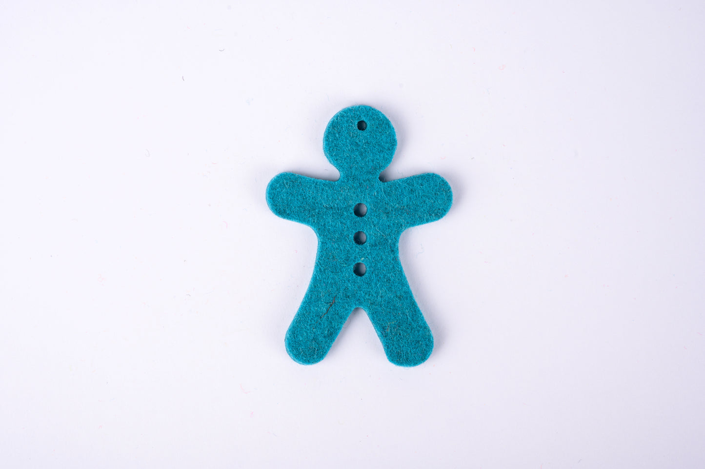 100% wool felt gingerbread men - set #1