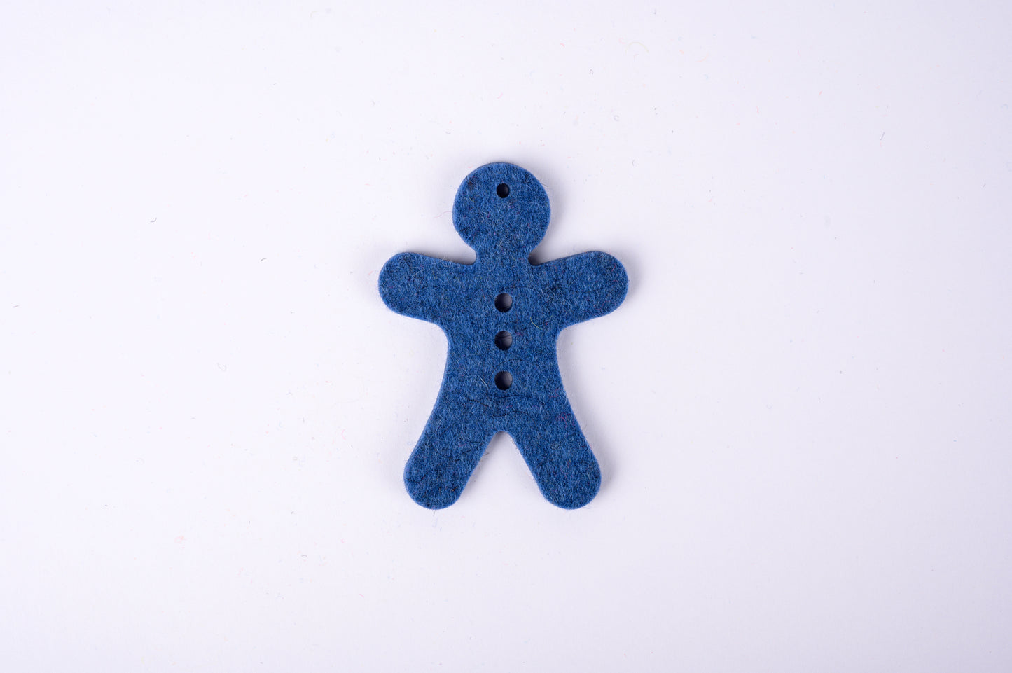 100% wool felt gingerbread men - set #1