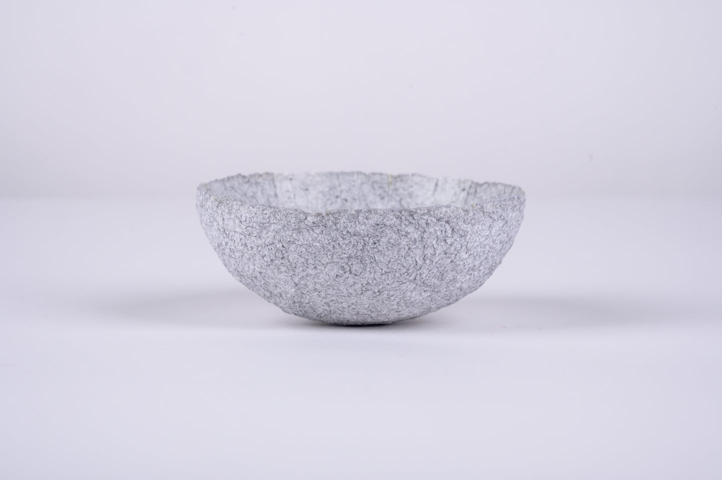 Paper Bowl - light grey cement - size small