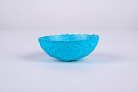 Paper Bowl - azure blue - size small
