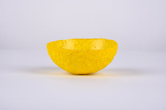 Paper Bowl - yellow - size small