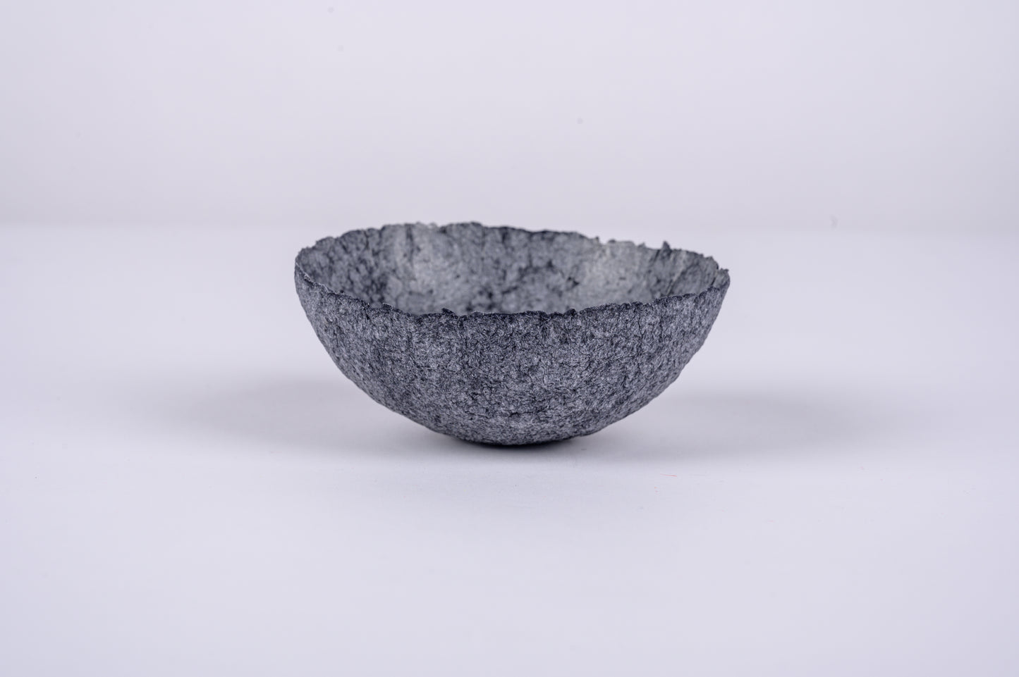 Paper Bowl - dark grey cement - size small