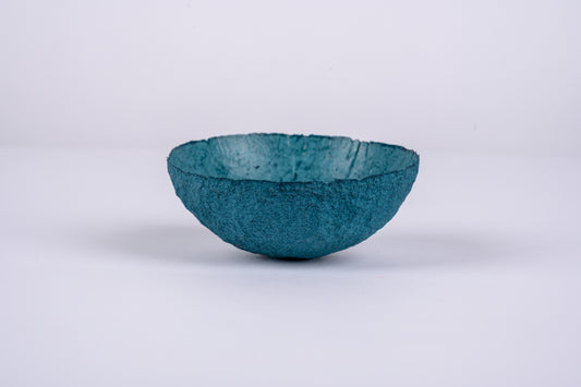 Paper Bowl - petrol blue - size small