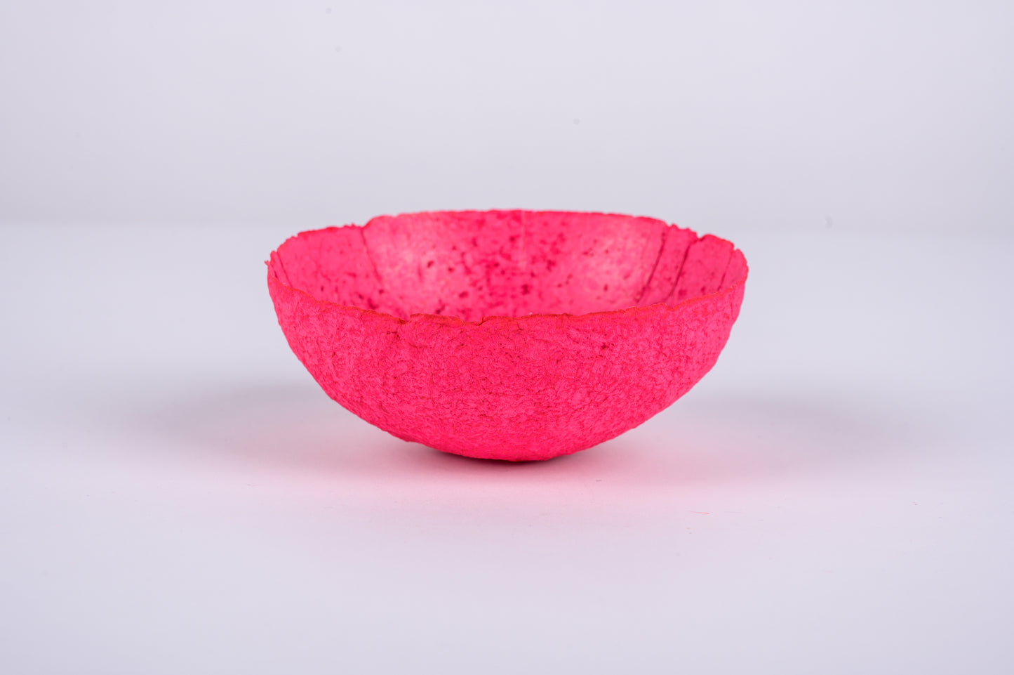 Paper Bowl - bright pink - size small