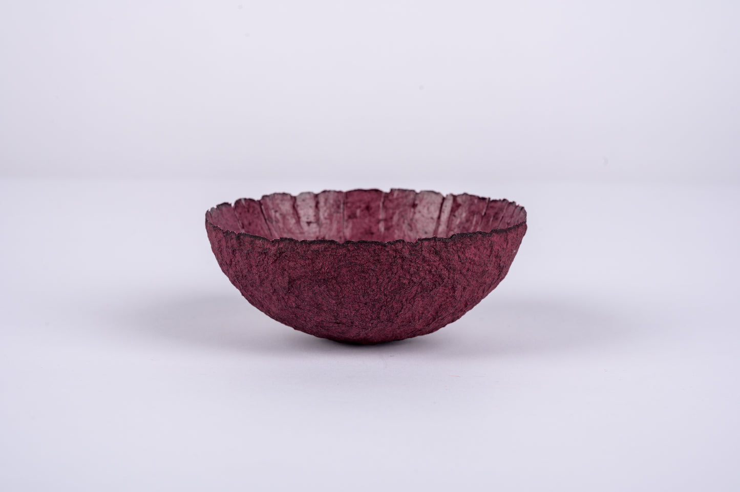 Paper Bowl - pink maroon - size small